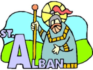 Sticker Custom Preview Image #110384 Religion Saint Cartoons Alban