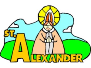 Sticker Custom Preview Image #110385 Religion Saint Cartoons Alexander