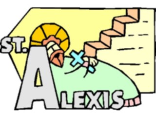 Sticker Custom Preview Image #110386 Religion Saint Cartoons Alexis