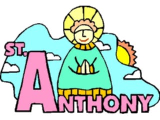 Sticker Custom Preview Image #110391 Religion Saint Cartoons Anthony