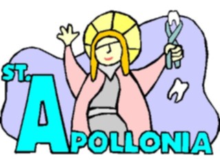 Sticker Custom Preview Image #110392 Religion Saint Cartoons Apollonia