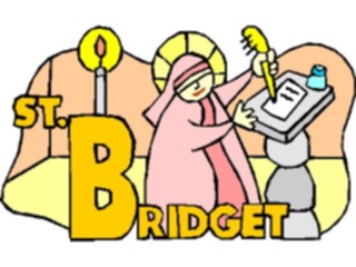 Sticker Custom Preview Image #110400 Religion Saint Cartoons Bridget