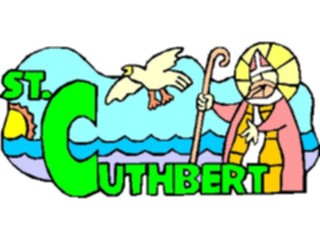 Sticker Custom Preview Image #110409 Religion Saint Cartoons Cuthbert