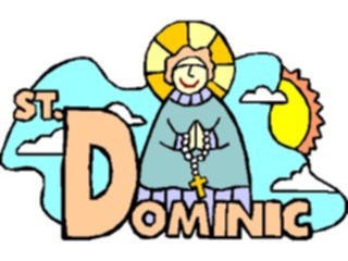 Sticker Custom Preview Image #110412 Religion Saint Cartoons Dominic