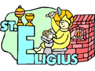 Sticker Custom Preview Image #110416 Religion Saint Cartoons Eligius