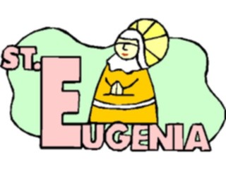 Sticker Custom Preview Image #110419 Religion Saint Cartoons Eugenia