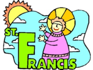 Sticker Custom Preview Image #110424 Religion Saint Cartoons Francis