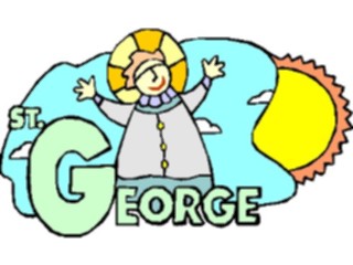 Sticker Custom Preview Image #110426 Religion Saint Cartoons George