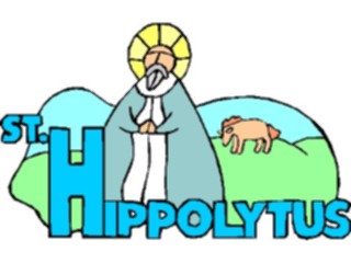 Sticker Custom Preview Image #110432 Religion Saint Cartoons Hippolytus