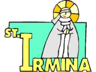 Sticker Custom Preview Image #110435 Religion Saint Cartoons Irmina