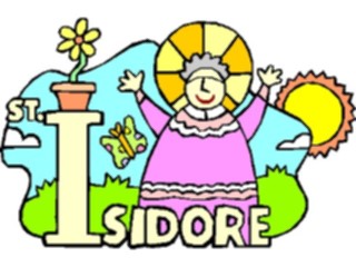 Sticker Custom Preview Image #110436 Religion Saint Cartoons Isidore