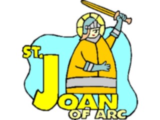 Sticker Custom Preview Image #110440 Religion Saint Cartoons Joanof Arc