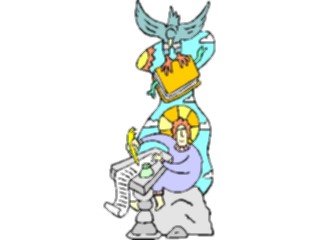 Sticker Custom Preview Image #110445 Religion Saint Cartoons John05