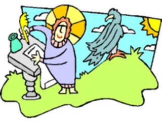 Sticker Custom Preview Image #110450 Religion Saint Cartoons John10