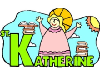 Sticker Custom Preview Image #110460 Religion Saint Cartoons Katherine