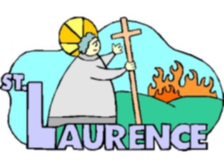Sticker Custom Preview Image #110461 Religion Saint Cartoons Laurence