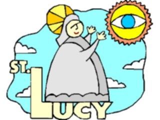 Sticker Custom Preview Image #110465 Religion Saint Cartoons Lucy