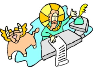 Sticker Custom Preview Image #110467 Religion Saint Cartoons Luke02