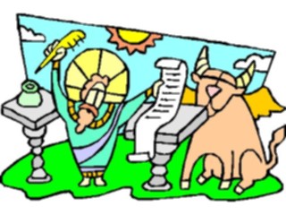 Sticker Custom Preview Image #110473 Religion Saint Cartoons Luke08