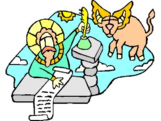 Sticker Custom Preview Image #110474 Religion Saint Cartoons Luke09