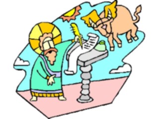 Sticker Custom Preview Image #110476 Religion Saint Cartoons Luke11