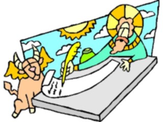 Sticker Custom Preview Image #110481 Religion Saint Cartoons Luke16