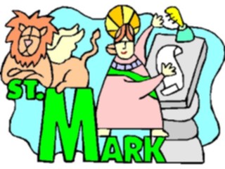 Sticker Custom Preview Image #110484 Religion Saint Cartoons Mark01