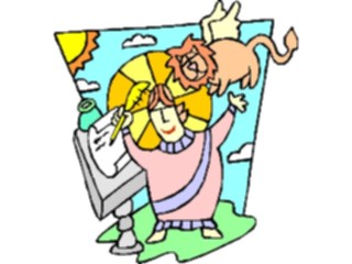 Sticker Custom Preview Image #110487 Religion Saint Cartoons Mark04