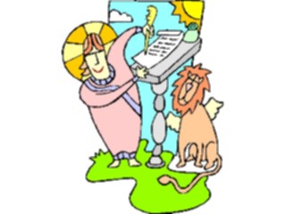 Sticker Custom Preview Image #110489 Religion Saint Cartoons Mark06