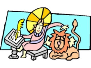 Sticker Custom Preview Image #110491 Religion Saint Cartoons Mark08