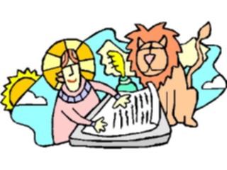 Sticker Custom Preview Image #110494 Religion Saint Cartoons Mark11