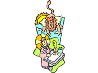 Sticker Custom Preview Image #110498 Religion Saint Cartoons Mark15