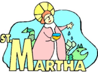 Sticker Custom Preview Image #110500 Religion Saint Cartoons Martha