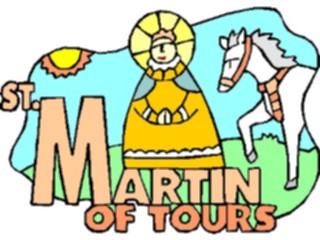 Sticker Custom Preview Image #110501 Religion Saint Cartoons Martinof Tours