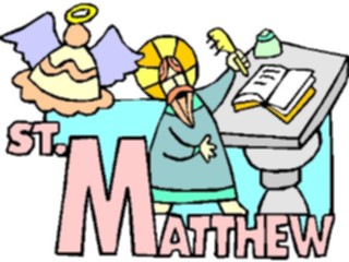 Sticker Custom Preview Image #110503 Religion Saint Cartoons Matthew01