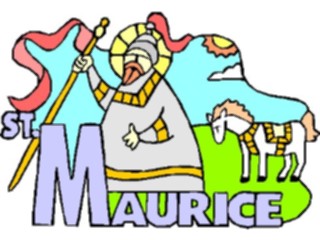 Sticker Custom Preview Image #110519 Religion Saint Cartoons Maurice