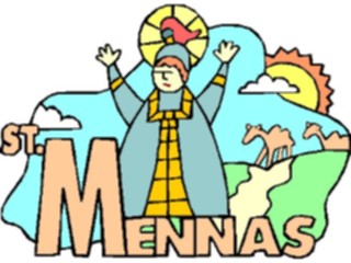Sticker Custom Preview Image #110521 Religion Saint Cartoons Mennas