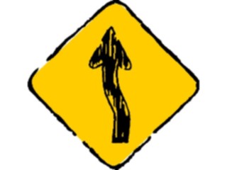 Sticker Custom Preview Image #110589 Road Signs Brush Stroke Arrow01