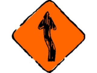 Sticker Custom Preview Image #110590 Road Signs Brush Stroke Arrow02