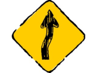 Sticker Custom Preview Image #110591 Road Signs Brush Stroke Arrow03