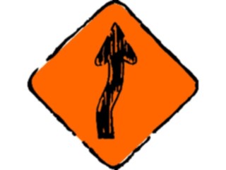 Sticker Custom Preview Image #110592 Road Signs Brush Stroke Arrow04