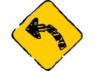 Sticker Custom Preview Image #110607 Road Signs Brush Stroke Arrow19