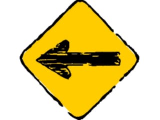 Sticker Custom Preview Image #110608 Road Signs Brush Stroke Arrow20