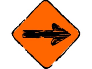 Sticker Custom Preview Image #110611 Road Signs Brush Stroke Arrow23