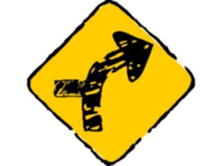 Sticker Custom Preview Image #110635 Road Signs Brush Stroke Arrow47