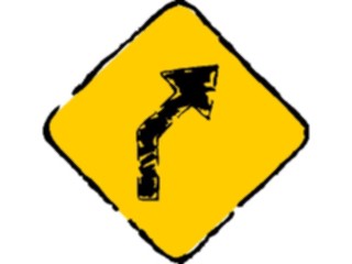 Sticker Custom Preview Image #110637 Road Signs Brush Stroke Arrow49