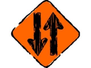 Sticker Custom Preview Image #110662 Road Signs Brush Stroke Arrows02