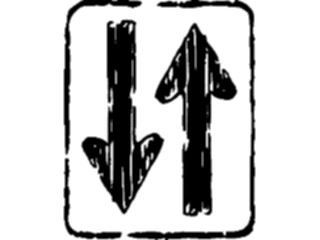 Sticker Custom Preview Image #110665 Road Signs Brush Stroke Arrows05