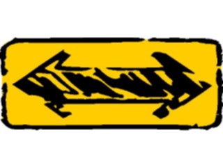 Sticker Custom Preview Image #110673 Road Signs Brush Stroke Arrows13
