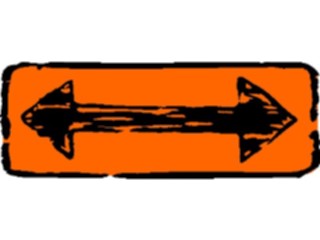 Sticker Custom Preview Image #110674 Road Signs Brush Stroke Arrows14